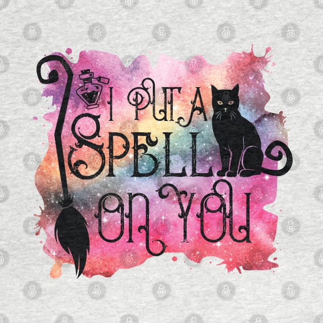 I put a spell on you Halloween design by alcoshirts